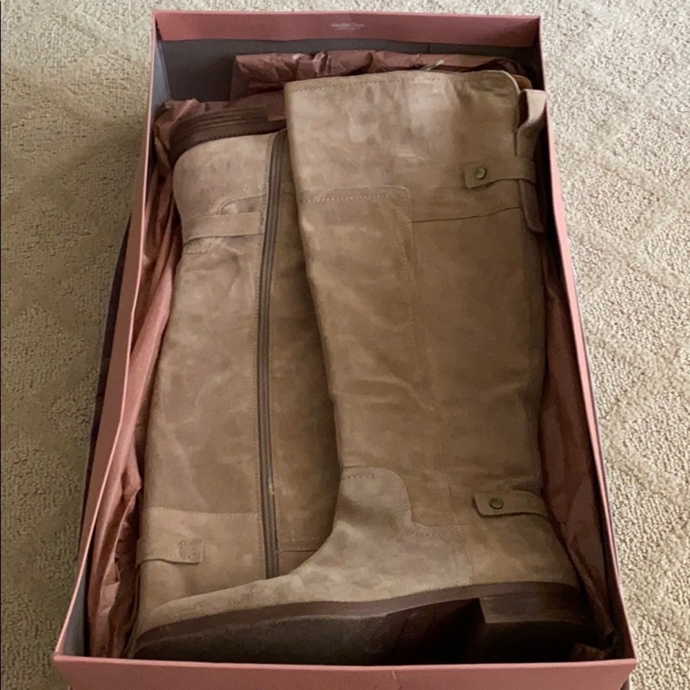 Franco Sarto suede tall boots